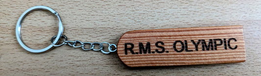 R.M.S. OLYMPIC Pitch Pine Decking Keyring